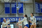 VB vs USCGA  Wheaton College Women's Volleyball vs U.S. Coast Guard Academy. - Photo by Keith Nordstrom : Wheaton, Volleyball